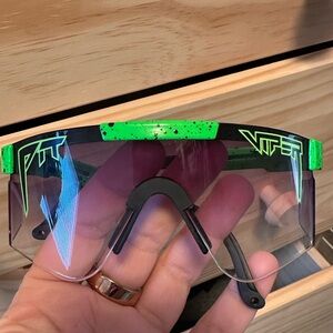 Pit Viper Boomslang Fade Sunglasses Green/Black